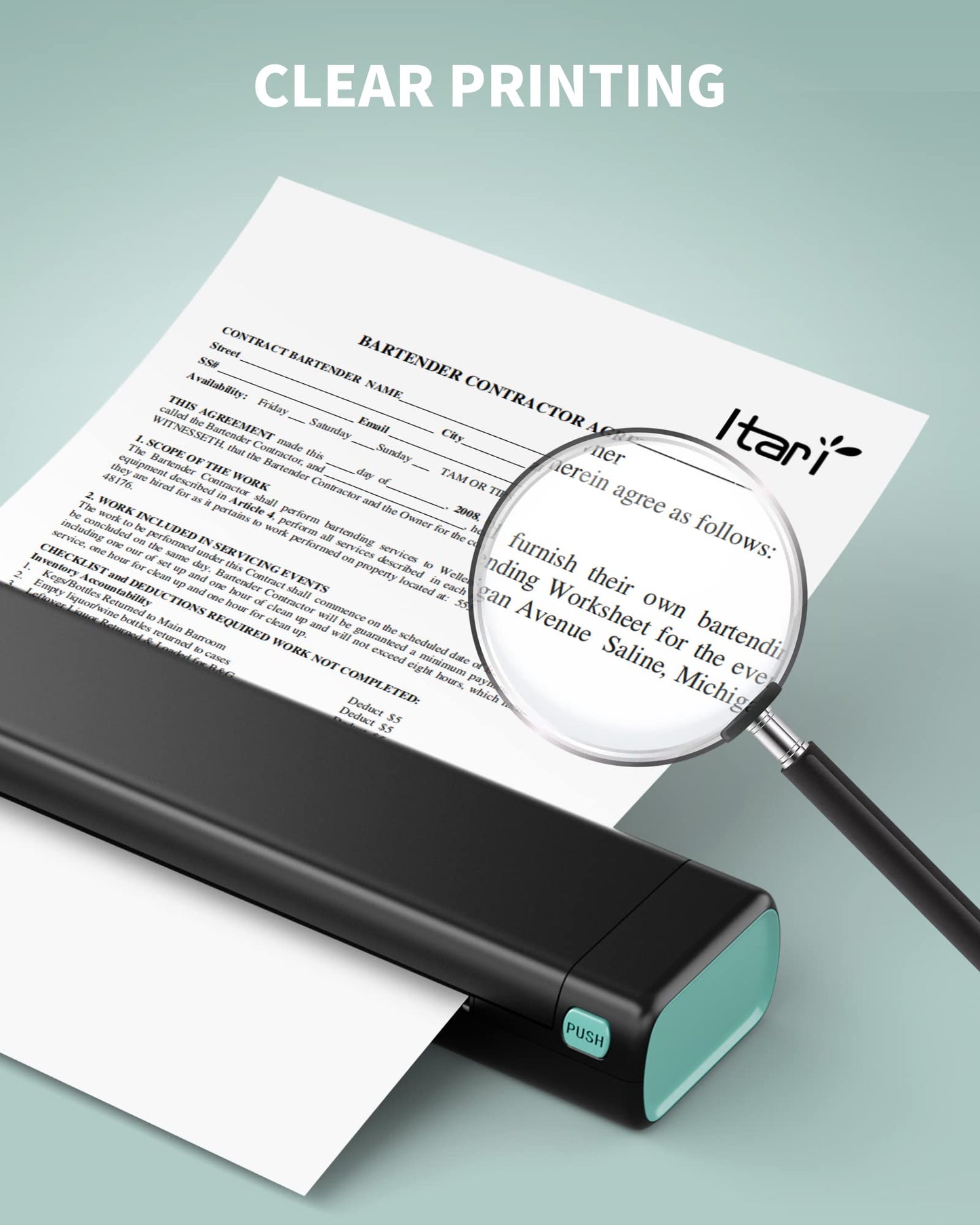 Portable Wireless Printer