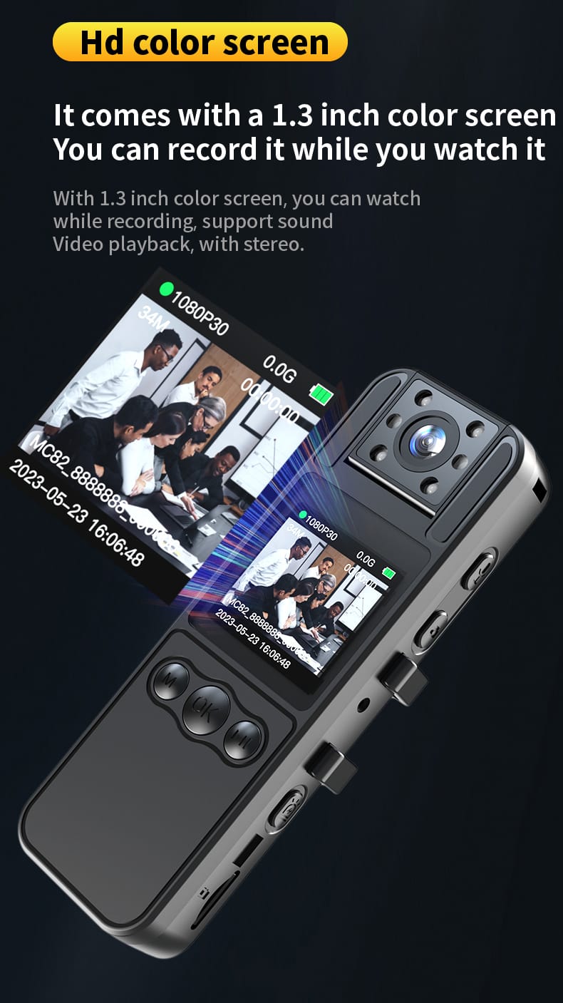 Portable Wearable Body Camera