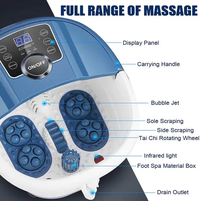 Foot Spa with Heat & Massage