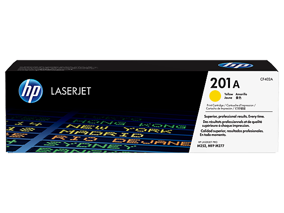 HP 201A Yellow Original LaserJet Toner Cartridge - CF402A