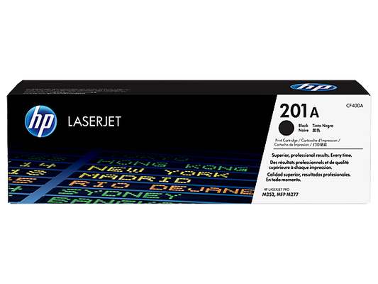 HP 201A Black Original LaserJet Toner Cartridge - CF400A