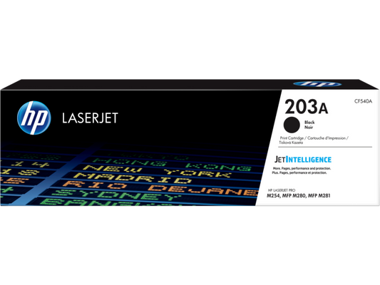 HP 203A Black Original LaserJet Toner Cartridge - CF540A