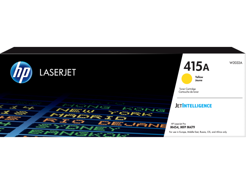 HP 415A Yellow Original LaserJet Toner Cartridge - W2032A