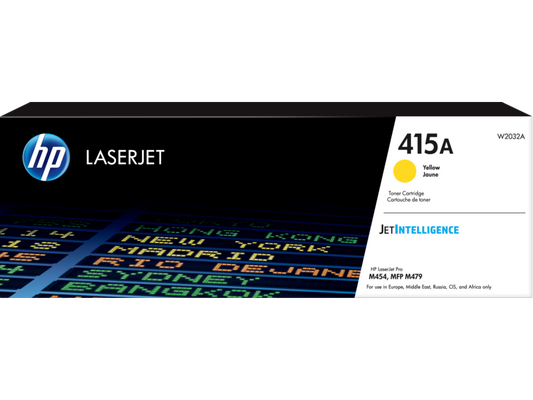 HP 415A Yellow Original LaserJet Toner Cartridge - W2032A