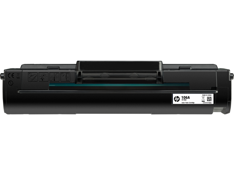 HP 106A Black Original Laser Toner Cartridge - W1106A