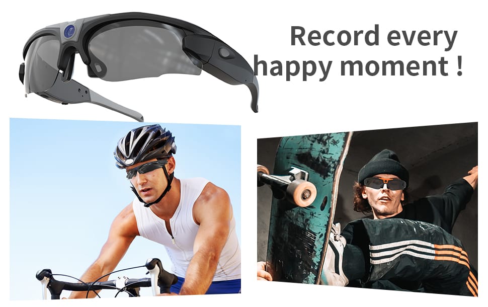 Sports Sun Glasses With Camera